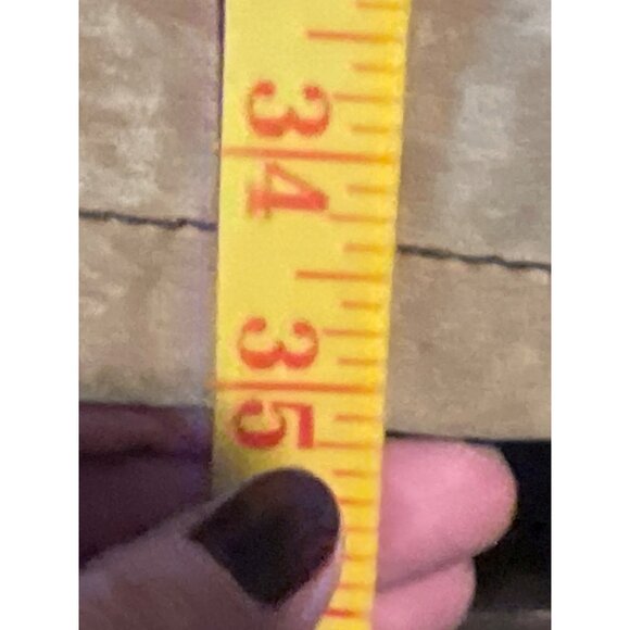 Vintage 90s y2k Wilsons Suede Leather Maxima Tan Blazer Button Down Midi Coat M - Picture 10 of 14